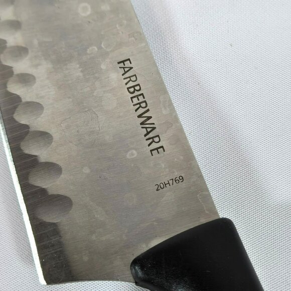 Farberware 7” Pro Granton Santoku Chefs Knife Edgekeeper Case Model 20H769 - Picture 5 of 8